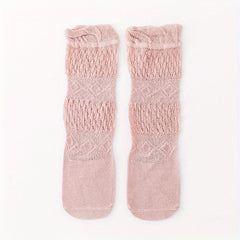 Girls Lace Ruffled Anti Mosquito Baby Socks Over The Knee High Tube