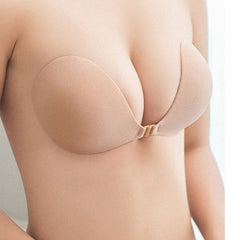 Women's Round Cup Thickened Invisible Underwear Gather Silicone Chest Paste