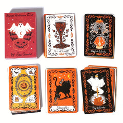 Halloween Tarot Card Deck with Game Instructions QR Code