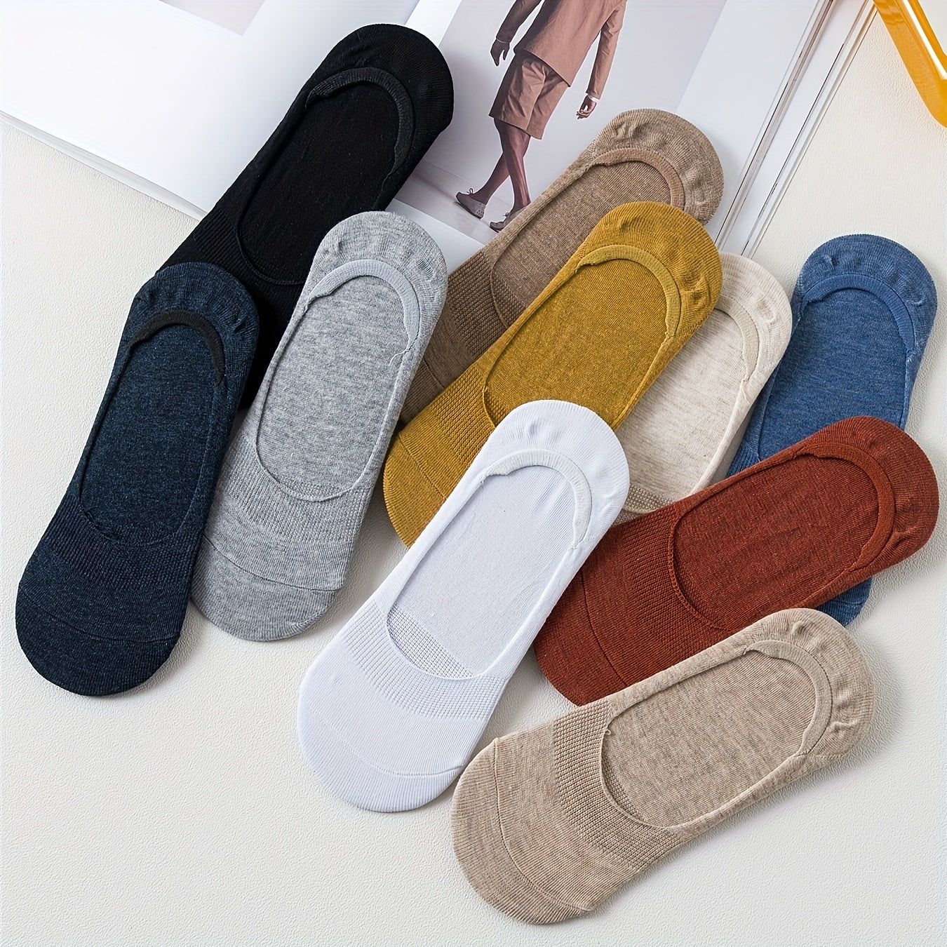 10 Pairs Low Cut Ankle Socks Soft & Lightweight Women's Stockings
