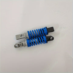 2pcs Motorcycle Shock Absorber Springs with Yellow Accents