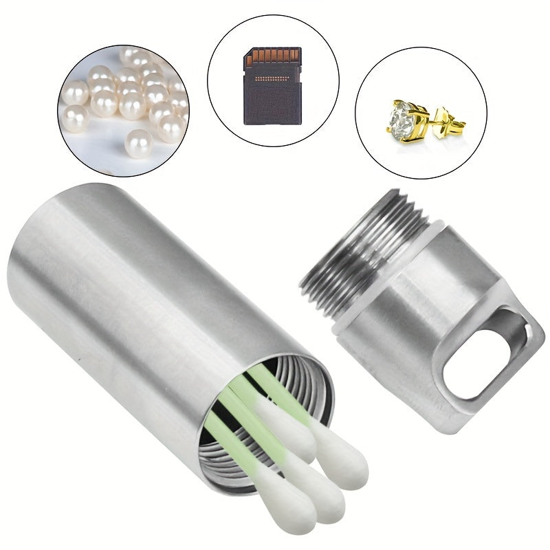 304 Stainless Steel Survival Waterproof Tank Portable Mini Outdoor Travel