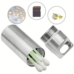 304 Stainless Steel Survival Waterproof Tank Portable Mini Outdoor Travel