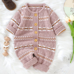 Infant Knitted Sweater Jumpsuit