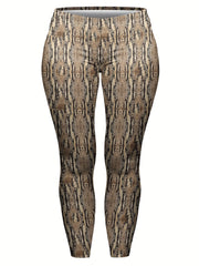 Geo Print High Waist Yoga Leggings