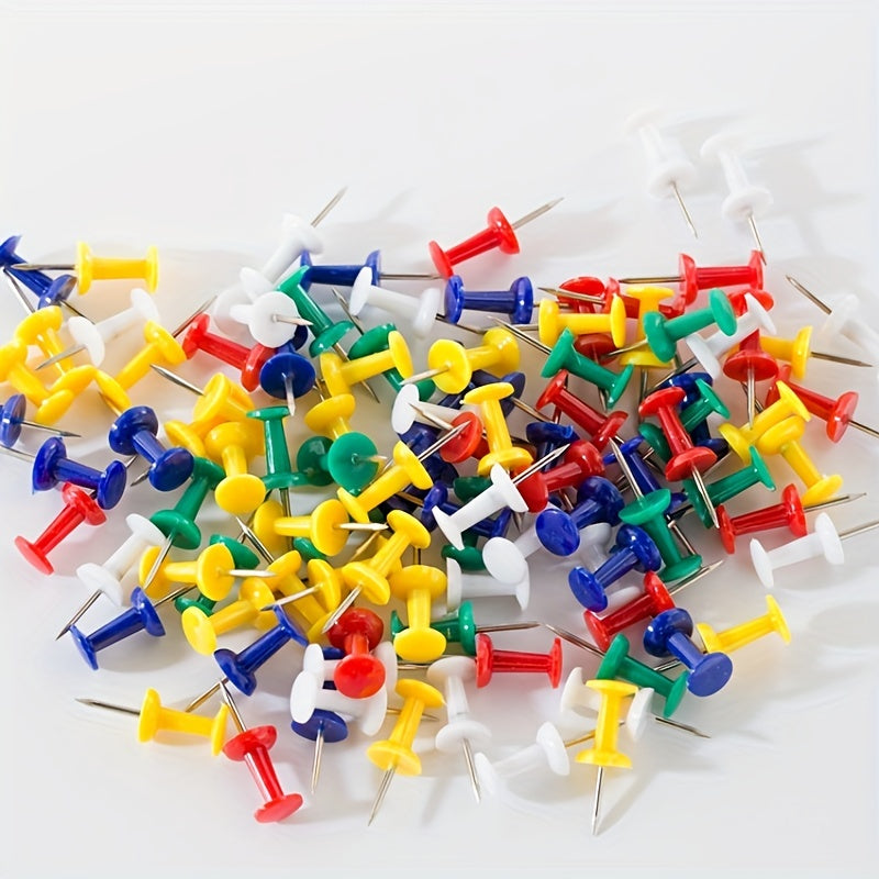 500pcs Random School Supplies Push Pins
