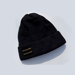 Men's Knitted Woolen Cap for Autumn and Winter