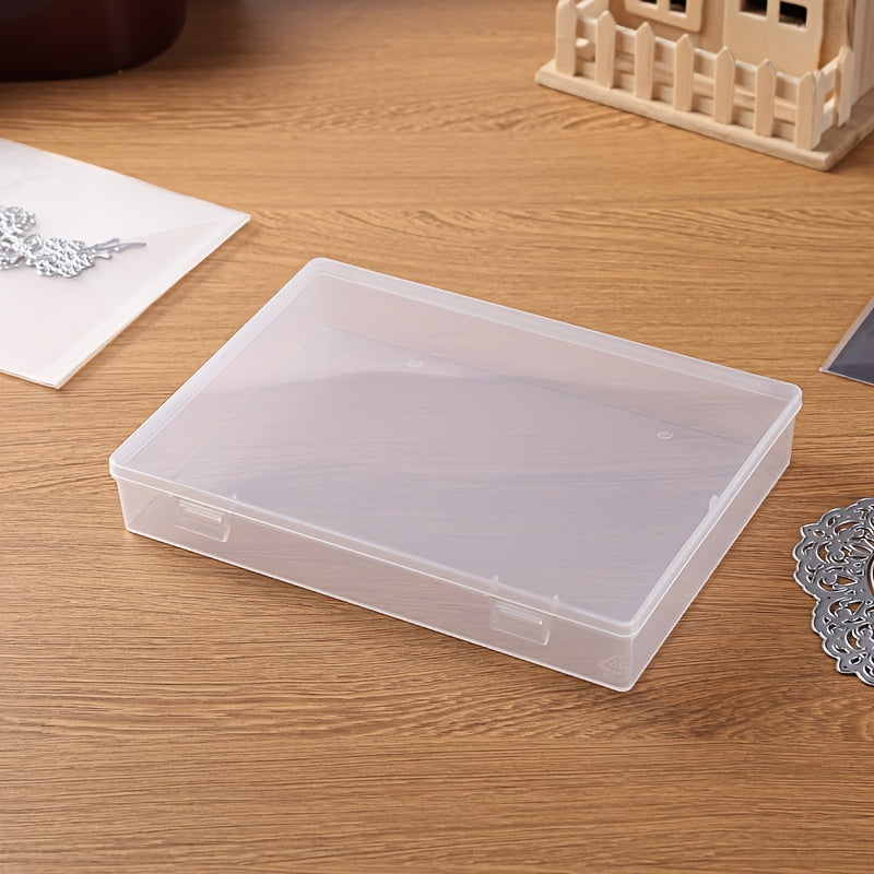 Transparent Storage Box for DIY Scrabooking Craft Supplies