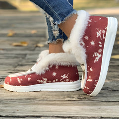 Plush Lined Thermal Snow Boots - Keep Warm Winter Shoes