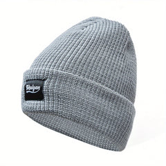Reflective Beanie Cap Skullies Warm Knit Hat Windproof Unisex