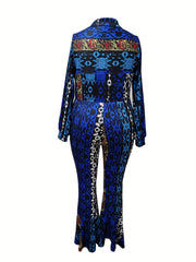 Street Style Flared Leg Jumpsuit