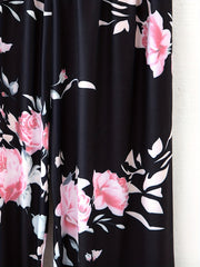 Floral Print Sleep Bottoms Soft & Comfy Lounge Pants