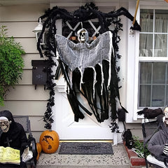 Hanging Skull Halloween Decoration for Doorway