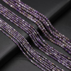 Amethyst Faceted Small Beads Beaded Length