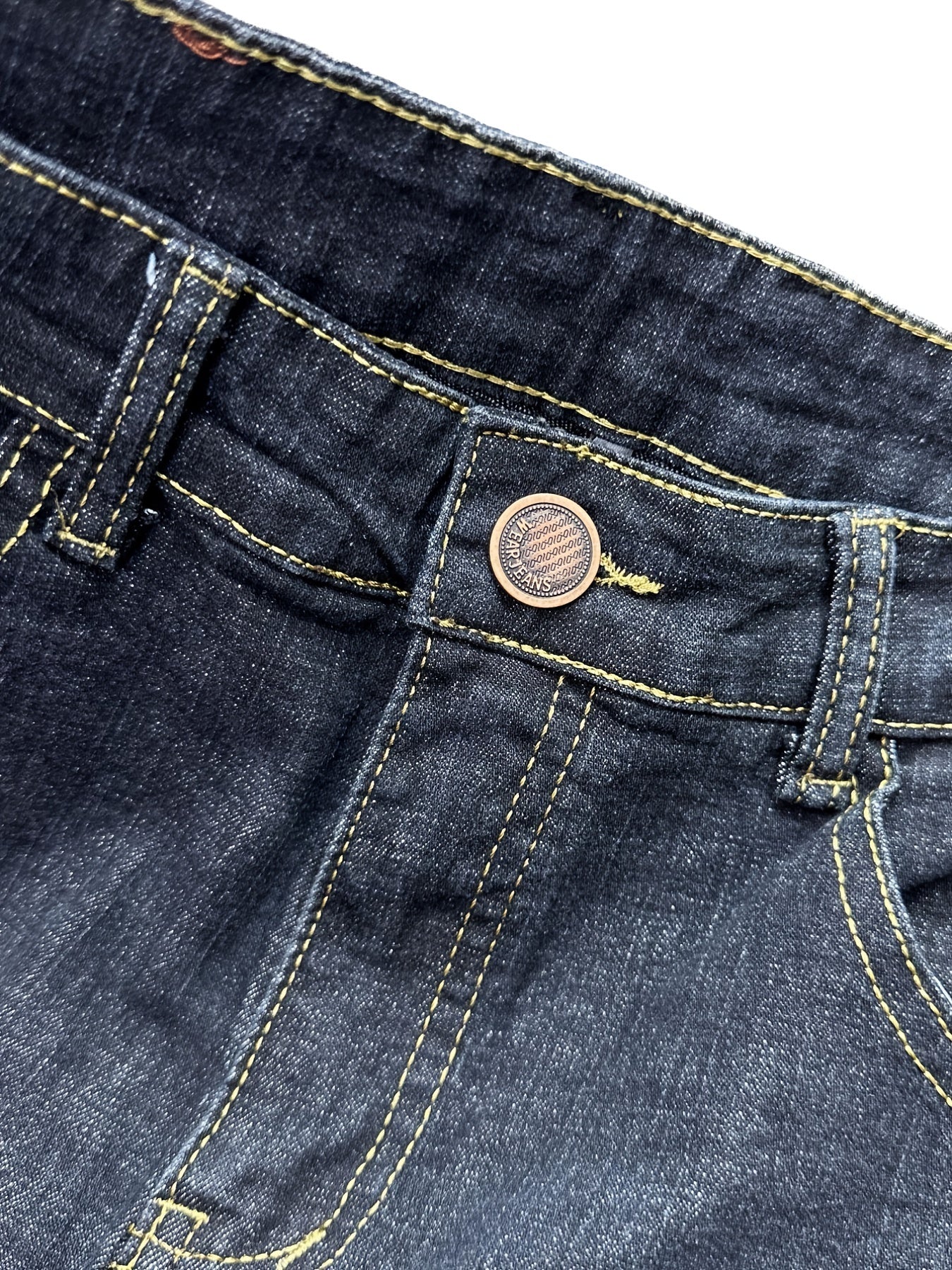 Men's Casual Denim Jeans Slim Fit Stretch Pants