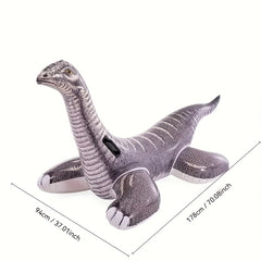 Durable PVC Realistic Dinosaur Inflatable Water Toy Grey