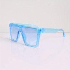 Colorful Square Shades Sunglasses with PC Frame