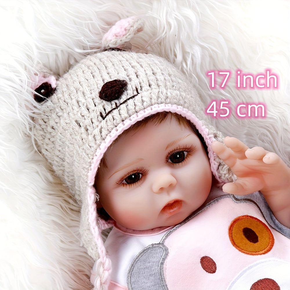 Full Glue Simulation Baby Reborn Doll Boy Girl Bath Toy