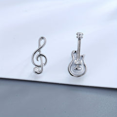 Musical Note Stud Earrings & Jewelry for Women