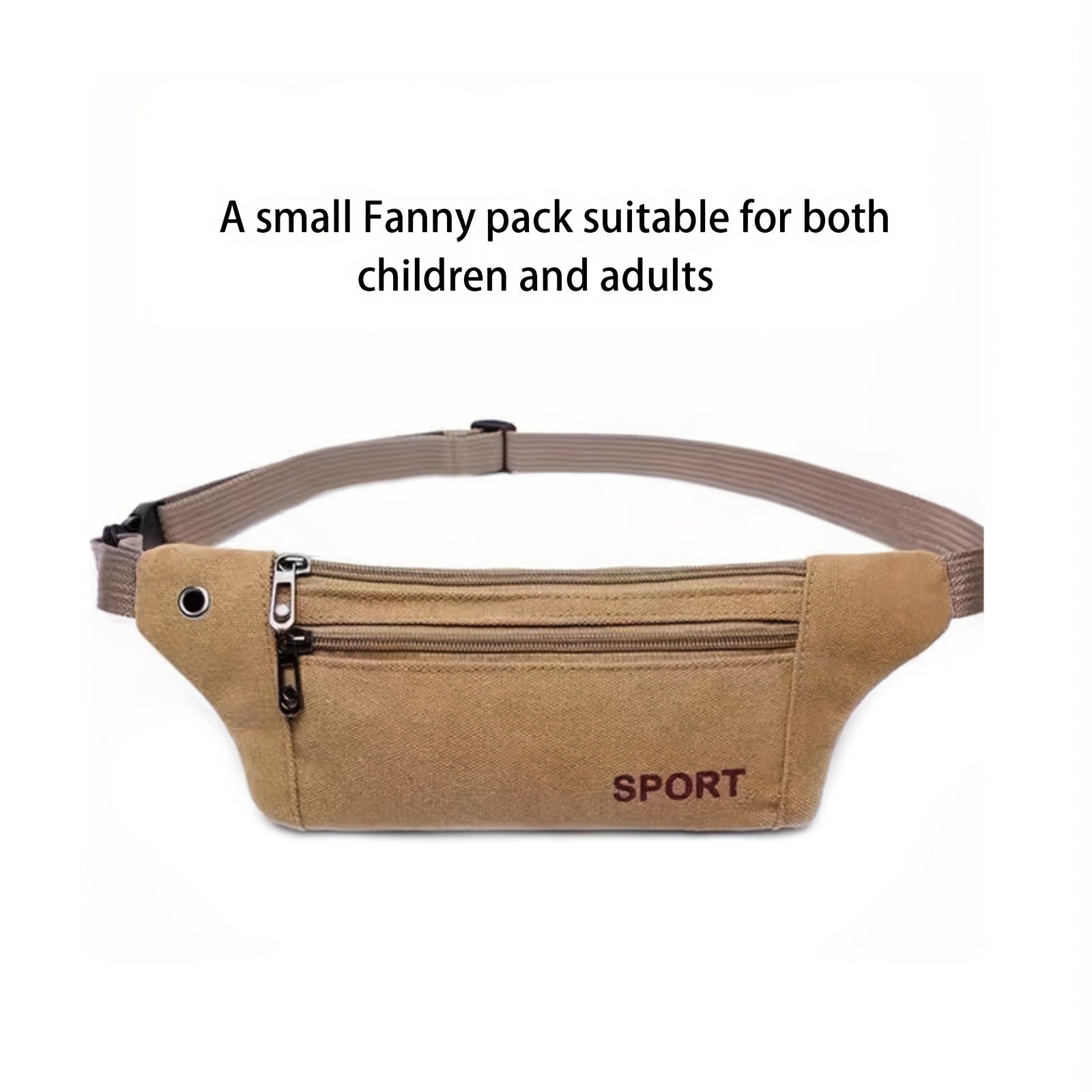 Adjustable Fanny Pack Small Storage Bag for Sports Climbing