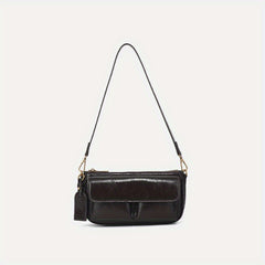 Vintage European Style Crossbody Bag with Adjustable Strap