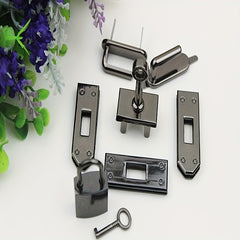 7 Pcs 45mm Metal Bag Lock Swivel Clasp Lock Buckle DIY Part
