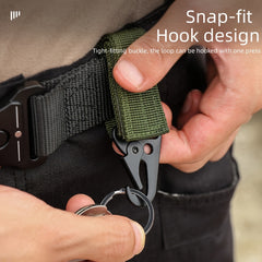 3pcs Metal Carabiner Key Chain Set with Multifunctional Screwdriver