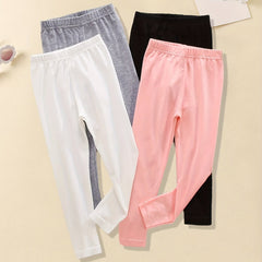 Toddler Girls' Soft Leggings 4-Pack Set