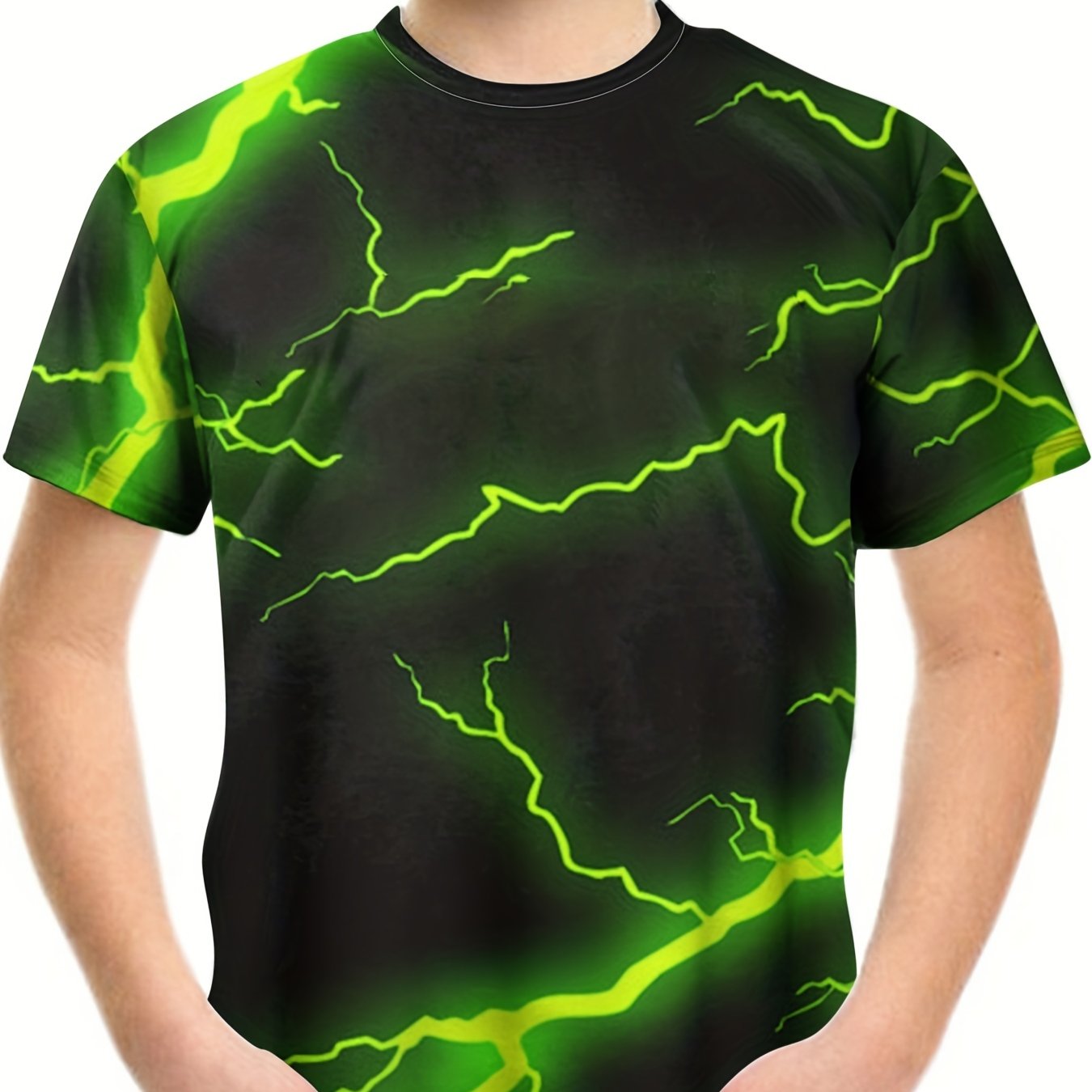 Kids Lightning Graphic Tees 3D Print Casual T-shirt