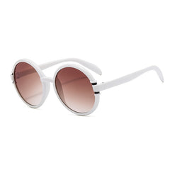 Men's Retro Round Frame Sunglasses