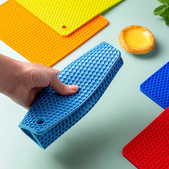 Silicone Insulated Mat Square Heat Insulating Pad Non-slip Placemat