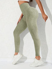 High Waisted Seamless Workout Yoga Pants Butt Lift Tummy Control Leggings
