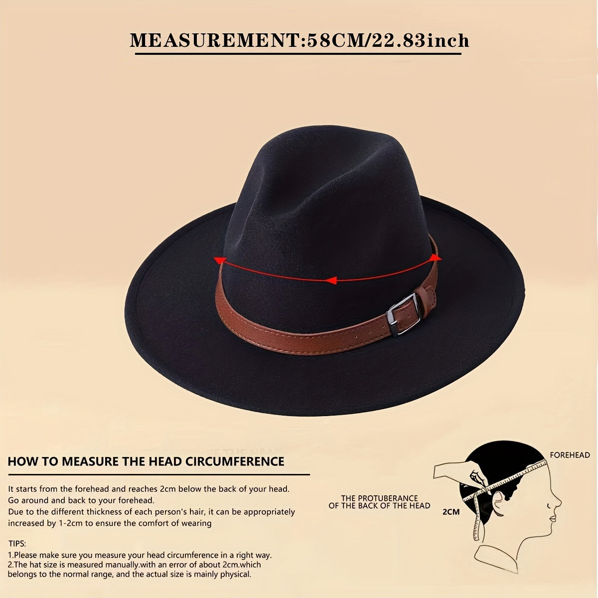 Vintage Men's & Women's Jazz Felt Top Hat