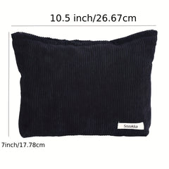 Canvas Makeup Bag Large Capacity Travel Toiletry Organizer