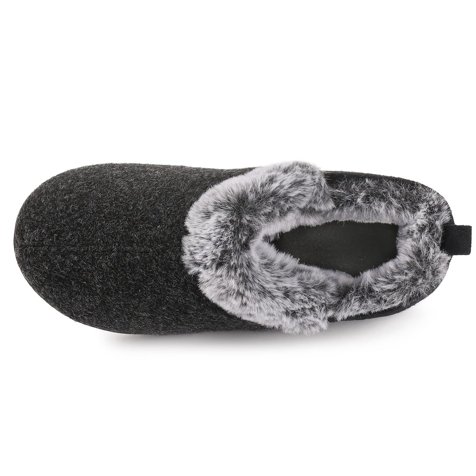 Women's Fuzzy Fleece Memory Foam Slip on Shoes