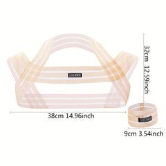 Men's Sexy Body Chest Harness & Armband Set for Cosplay