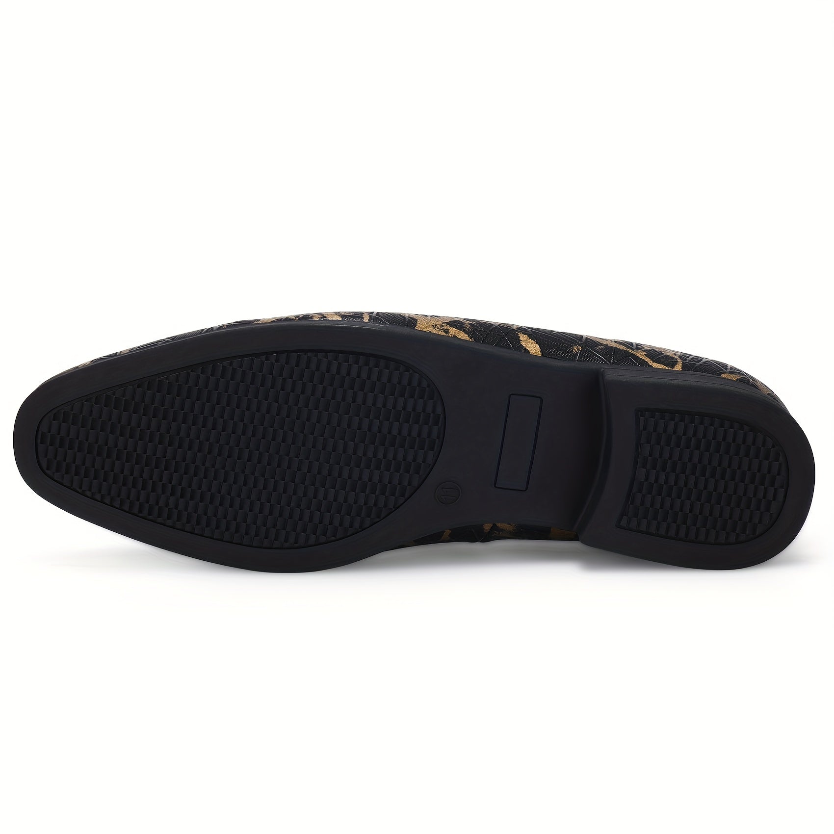 Men's Leopard Print Loafers Smart Casual Walking Shoes