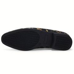 Men's Leopard Print Loafers Smart Casual Walking Shoes