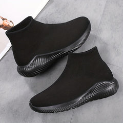 Women's Breathable Running Shoes with Thick Bottom - Slip On