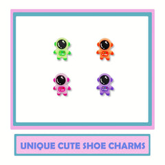 Astronaut Shoe Charms For Clogs Bubble Slides Sandals 24Pcs