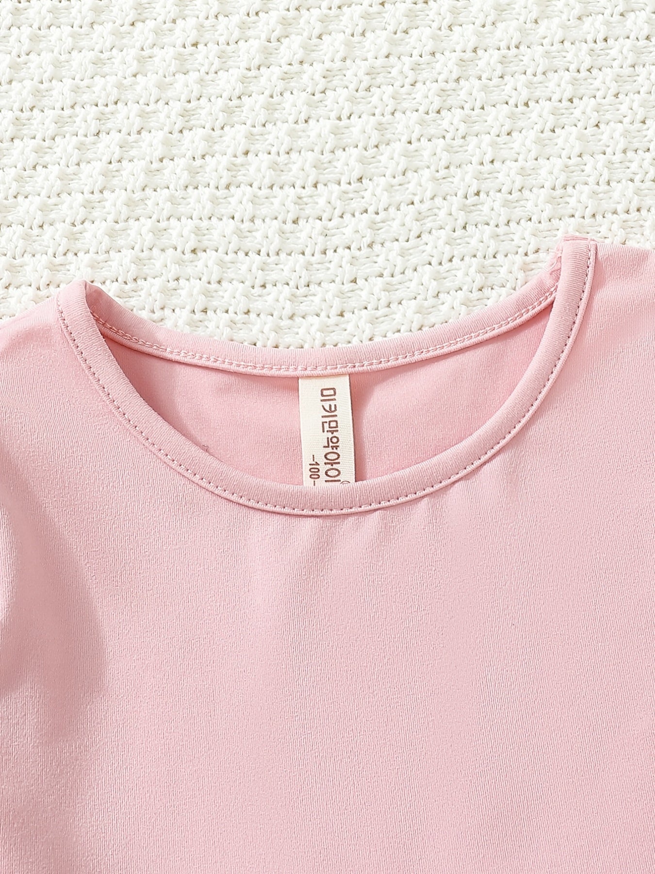 Girls Rainbow Tiered Long Sleeve Casual Swing Dress