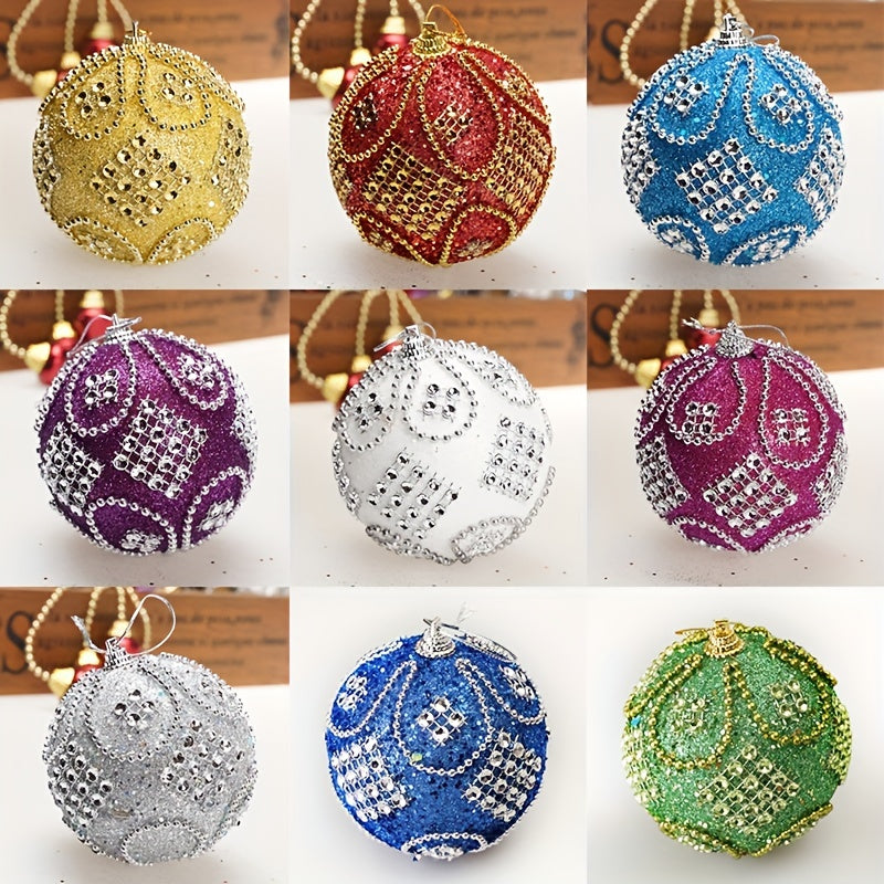 Christmas Diamond Bead Chain & High-end Foam Ball Decoration