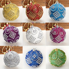 Christmas Diamond Bead Chain & High-end Foam Ball Decoration
