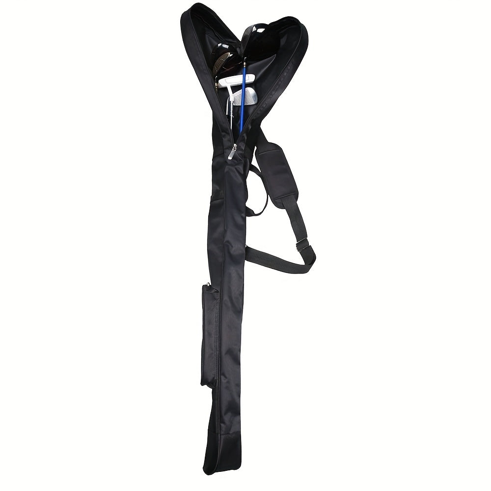 Portable Golf Club Carrier with Adjustable Straps
