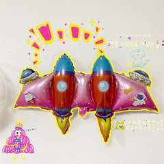 Cartoon Rocket Wings Balloon Thanksgiving Gift Christmas