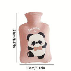 Large Capacity Cartoon Plush Hot Water Bag High Density Hand Warmer