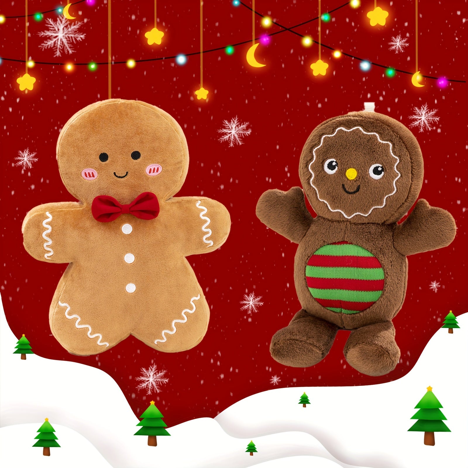 6 69in Cartoon Christmas Gingerbread Man Stuffed Soft Plush Doll Birthday