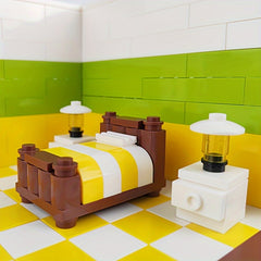 Building Blocks Sleeping Room Bedroom Set Gift