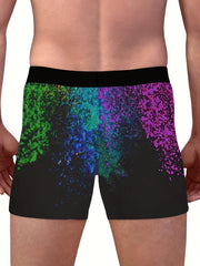 Men's Elephant 3D Print Swim Pansts Comfortable High Stretch Shorts