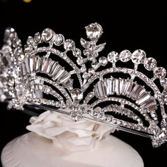 Bridal Rhinestone Tiara Crown Crystal Hairpiece